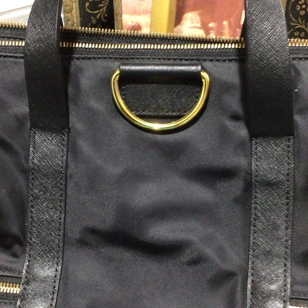 Henri Bendel Black Large Jetsetter Convertible Backpack